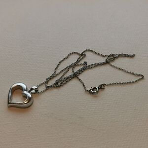 925 heart  necklace
